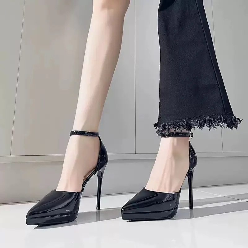 CZRSK Slim Heel High Heels Women's-2