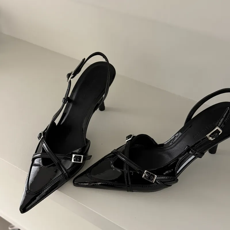 CZRSK Slim Heel High Heels Women's-1