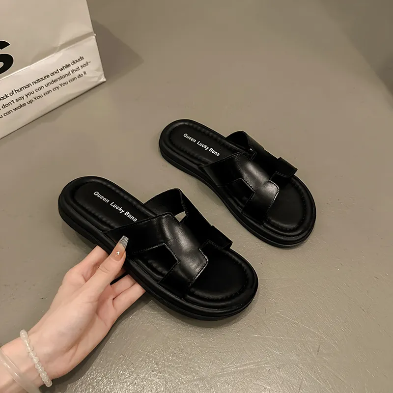 CZRSK Quiet Slip Resistant Abrasion Resistant Slide Slippers Women's-2