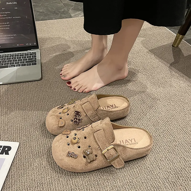 CZRSK Abrasion Resistant Slip Resistant Wrap toe Slippers Women's-11