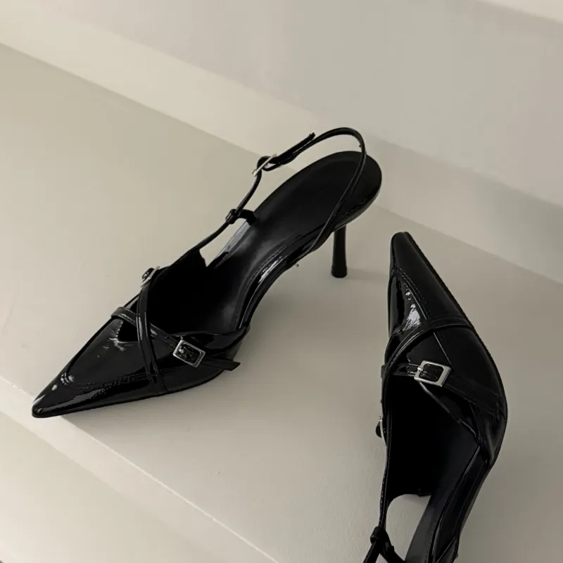 CZRSK Slim Heel High Heels Women's-2