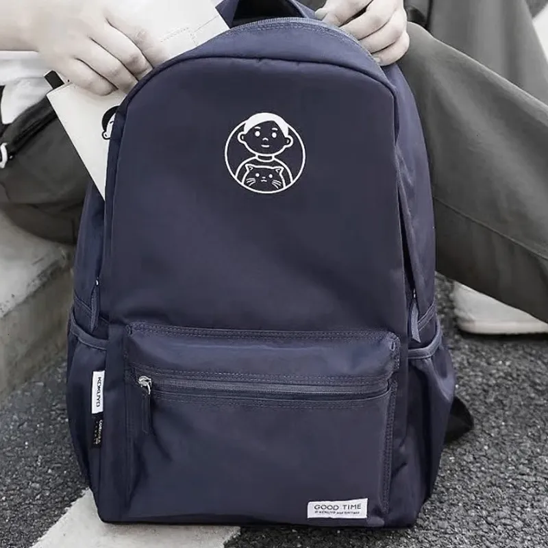 KOKUYO Noritake Collaboration Nylon Backpack Regular Unisex White/Blue-5