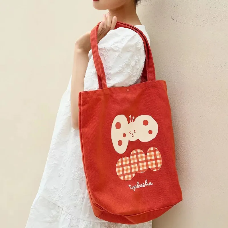 KOKUYO ×Taka Sha Collaboration Polyester Handbag Shoulder Bag Regular Unisex Beige/Red-10