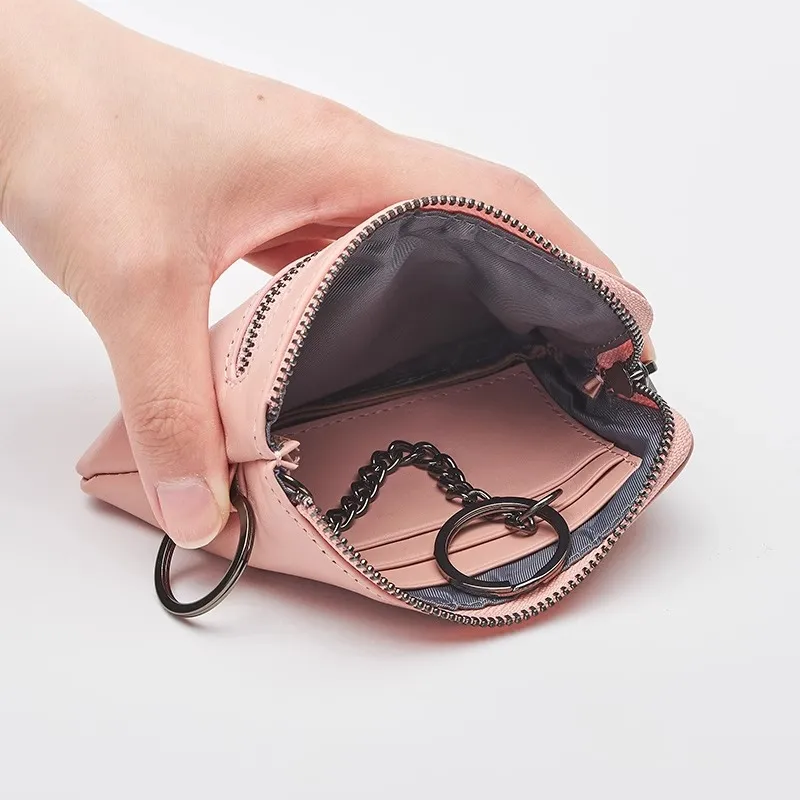 Cuneiform Top Grain Cow Leather Coin Purse Women's Multicolor-6