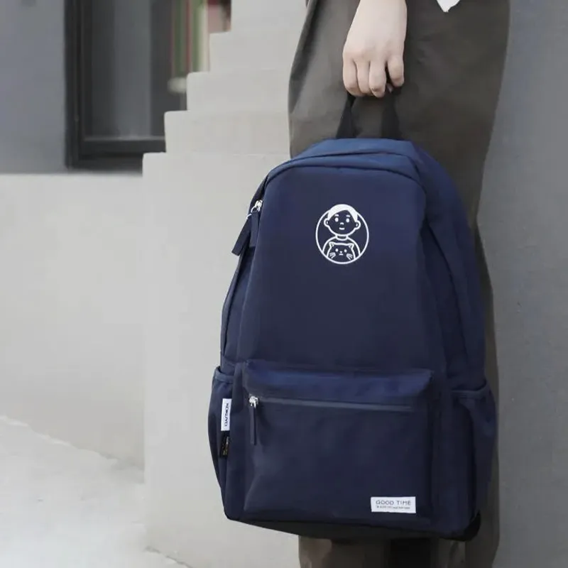 KOKUYO Noritake Collaboration Nylon Backpack Regular Unisex White/Blue-4