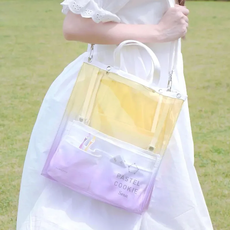 KOKUYO PVC Tote Bag Shopping Bag Shoulder Bags Handbags Regular Unisex Multicolor-23