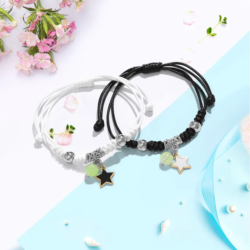 Inkopper Fabric Rope Bracelets Unisex-3