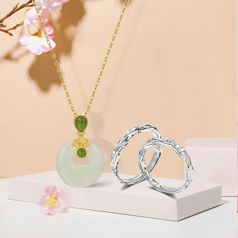 Inkopper Chalcedony Necklaces Women's-1