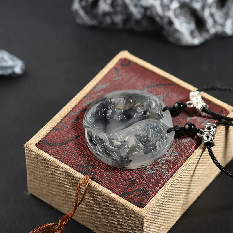 Inkopper Resin Necklaces Unisex-3