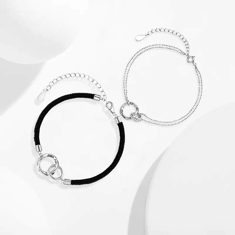 Inkopper Fabric Rope Bracelets Unisex-3