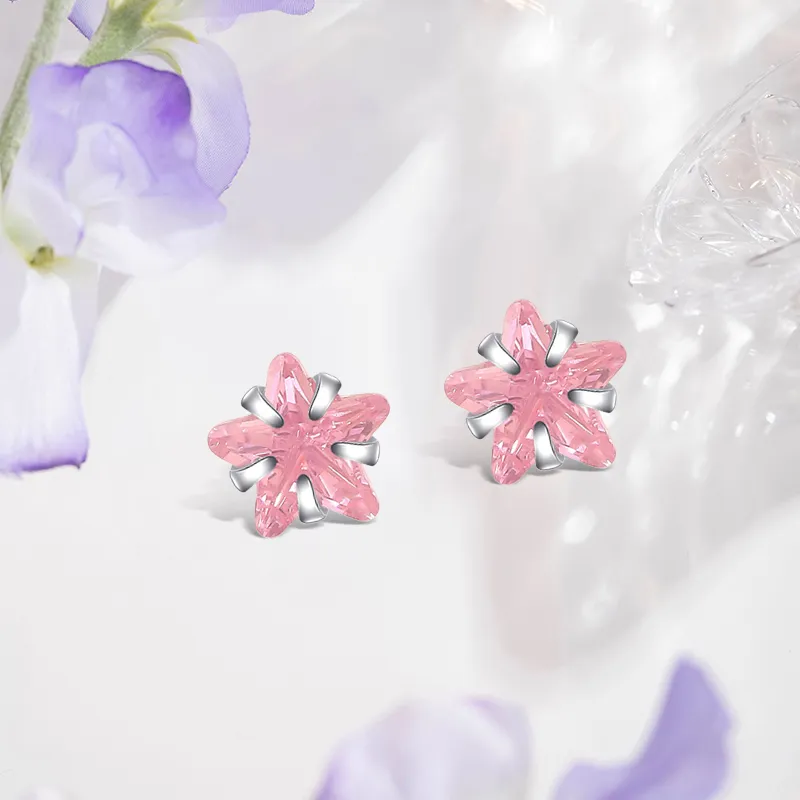 Inkopper 990 Silver Stud Earrings Women's-2