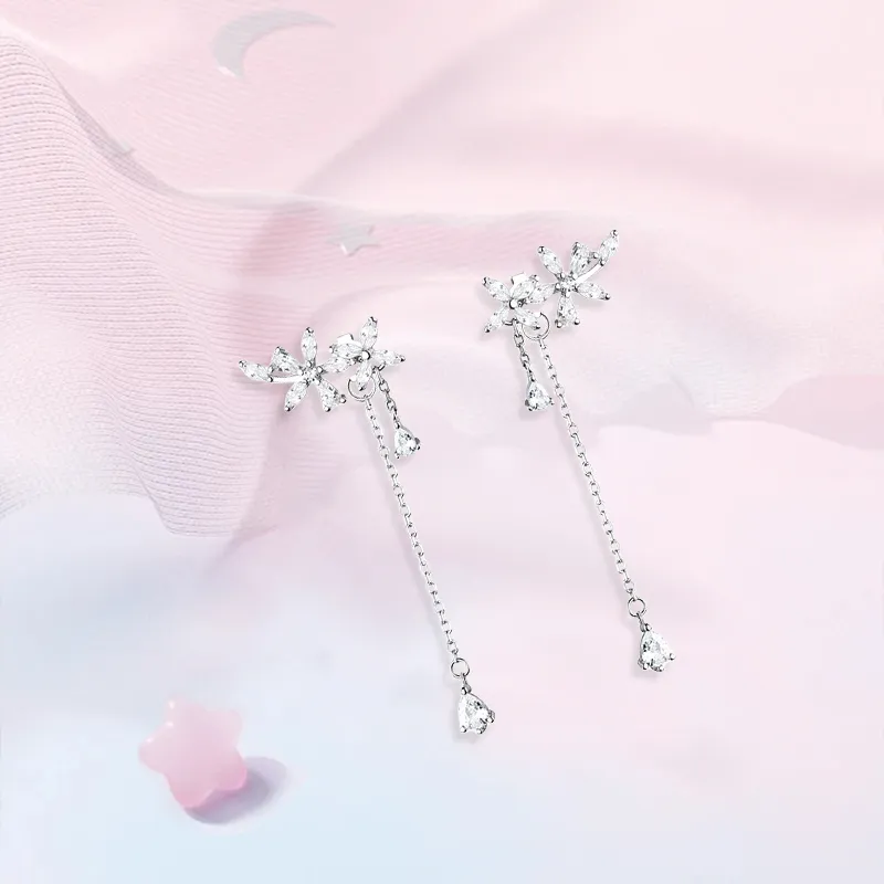 Inkopper 925 Sterling Silver Earrings Women's-3