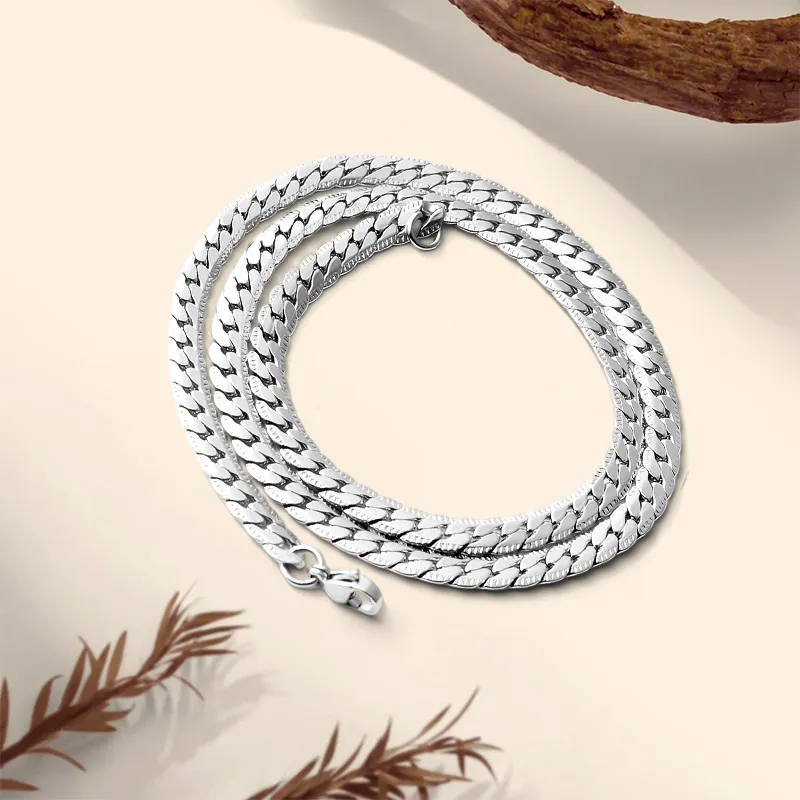 Inkopper Titanium Steel Necklaces Unisex-4
