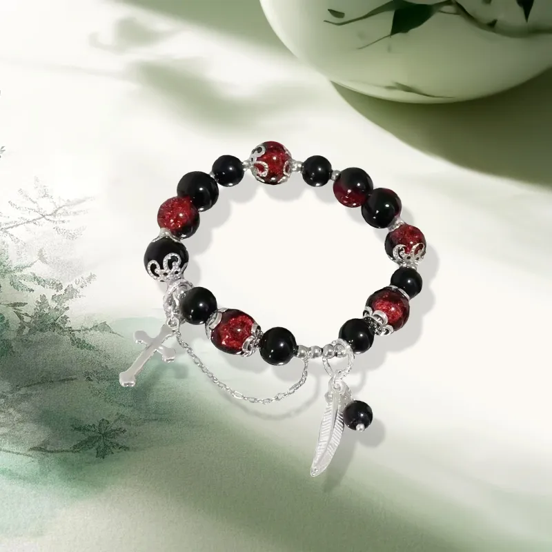 Inkopper Glass Bracelets Unisex-1