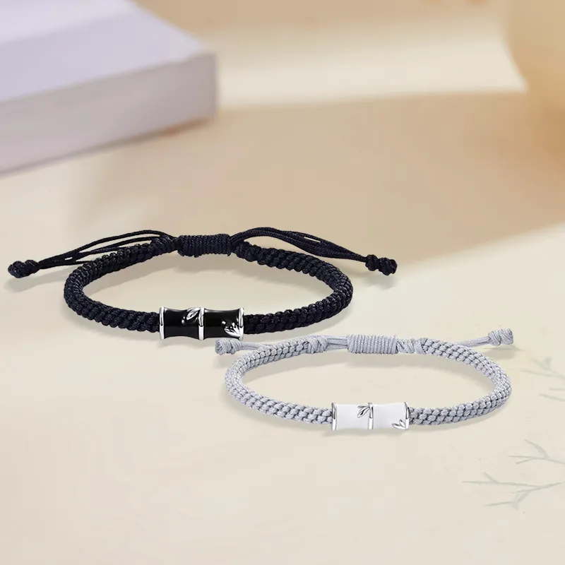 Inkopper Fabric Rope Bracelets Unisex-4
