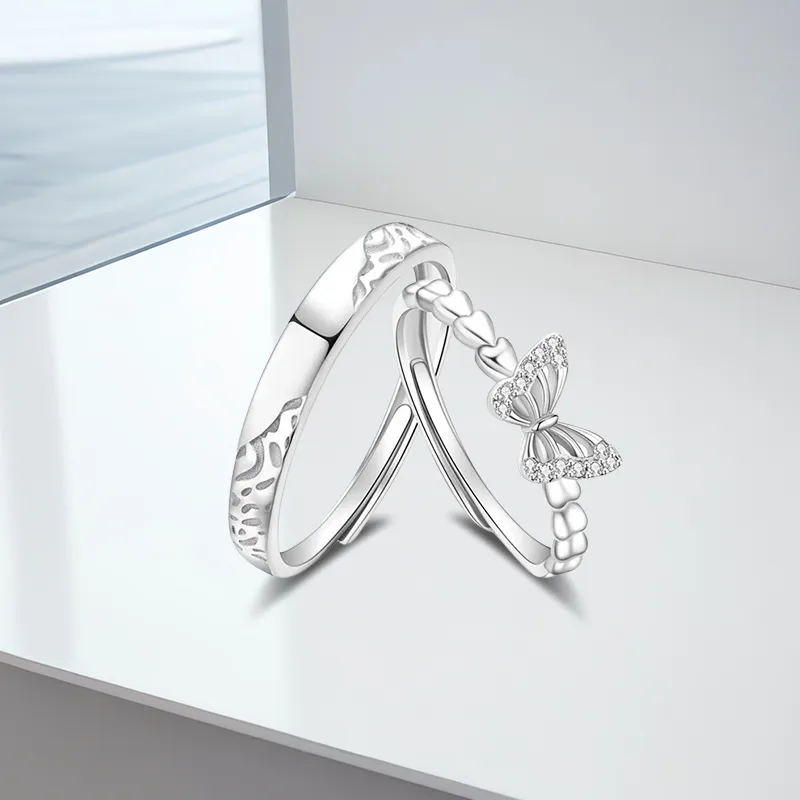 Inkopper 990 Silver Rings Unisex-2
