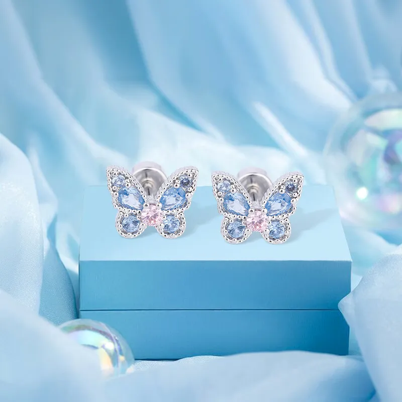 Inkopper Titanium Steel Stud Earrings Women's-4