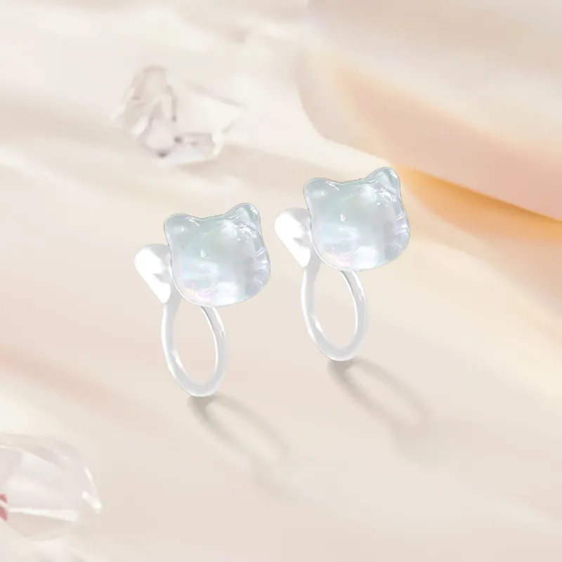 Inkopper Resin Clip On Earrings Women's-2