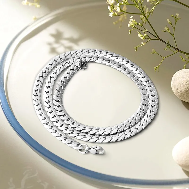 Inkopper Titanium Steel Necklaces Unisex-3