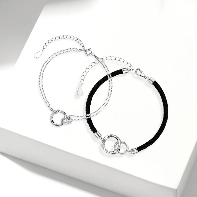 Inkopper Fabric Rope Bracelets Unisex-2