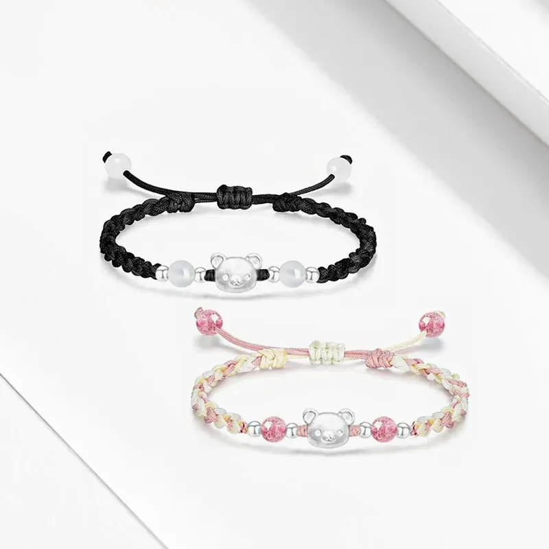 Inkopper Fabric Rope Bracelets Unisex-4