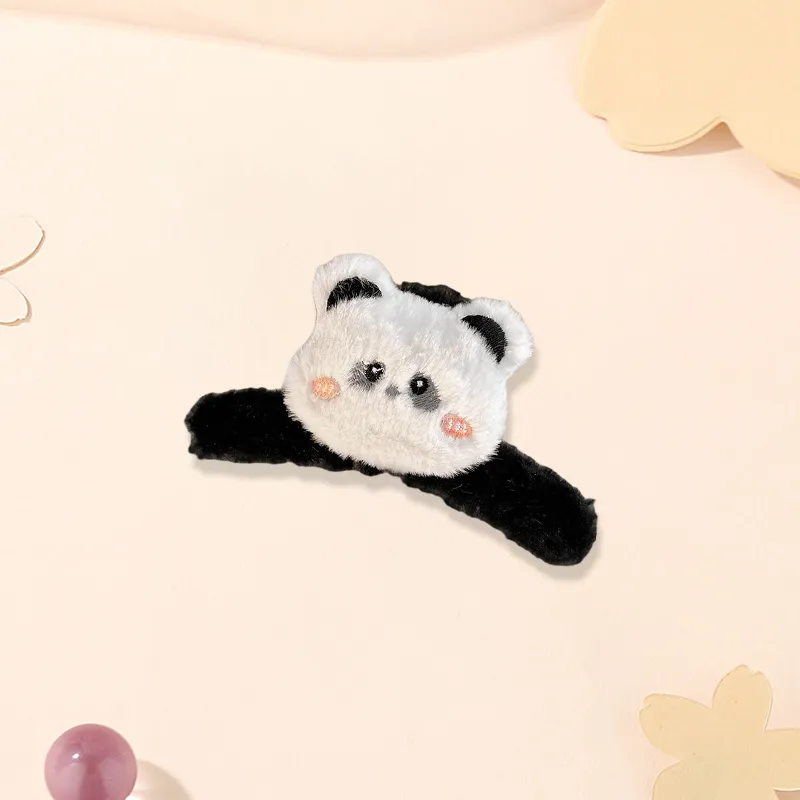 Inkopper Plush Hair Clips Women's-3