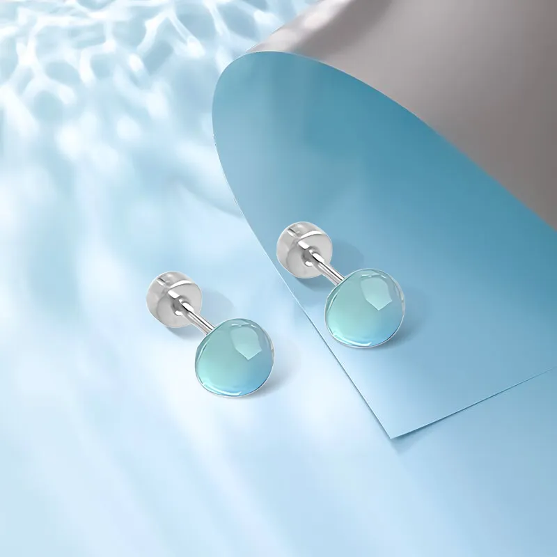 Inkopper Titanium Steel Stud Earrings Women's-1