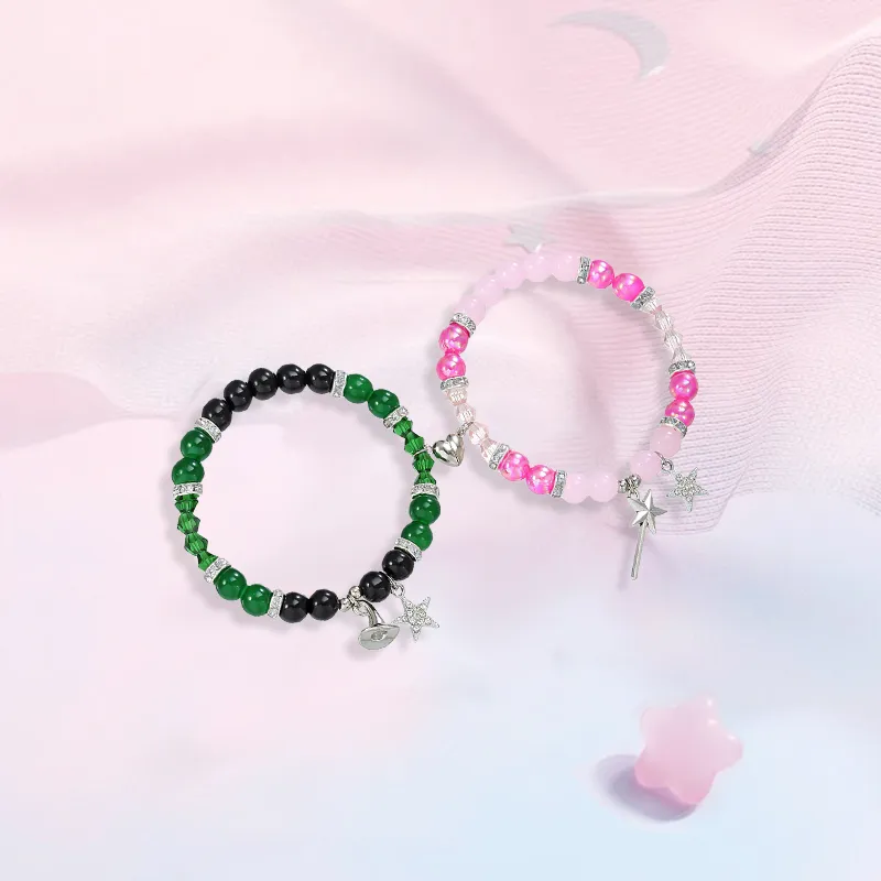 Inkopper Faux Crystal Bracelets Unisex-3