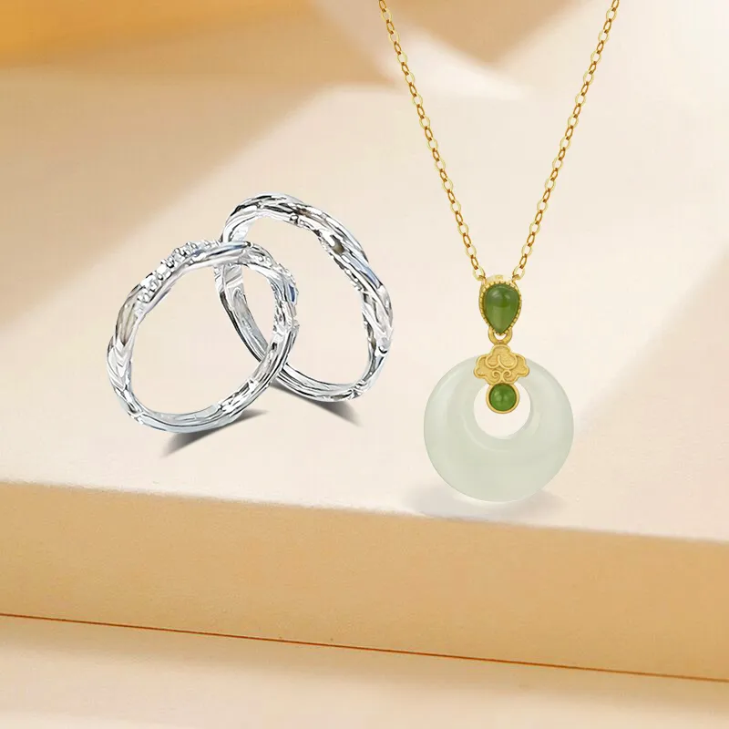 Inkopper Chalcedony Necklaces Women's-4