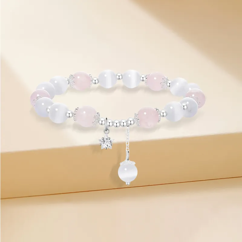 Inkopper Glass Cat Eye Bracelets Women's-1