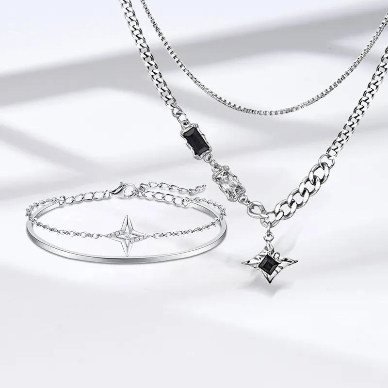 Inkopper Alloy Necklaces Unisex-4