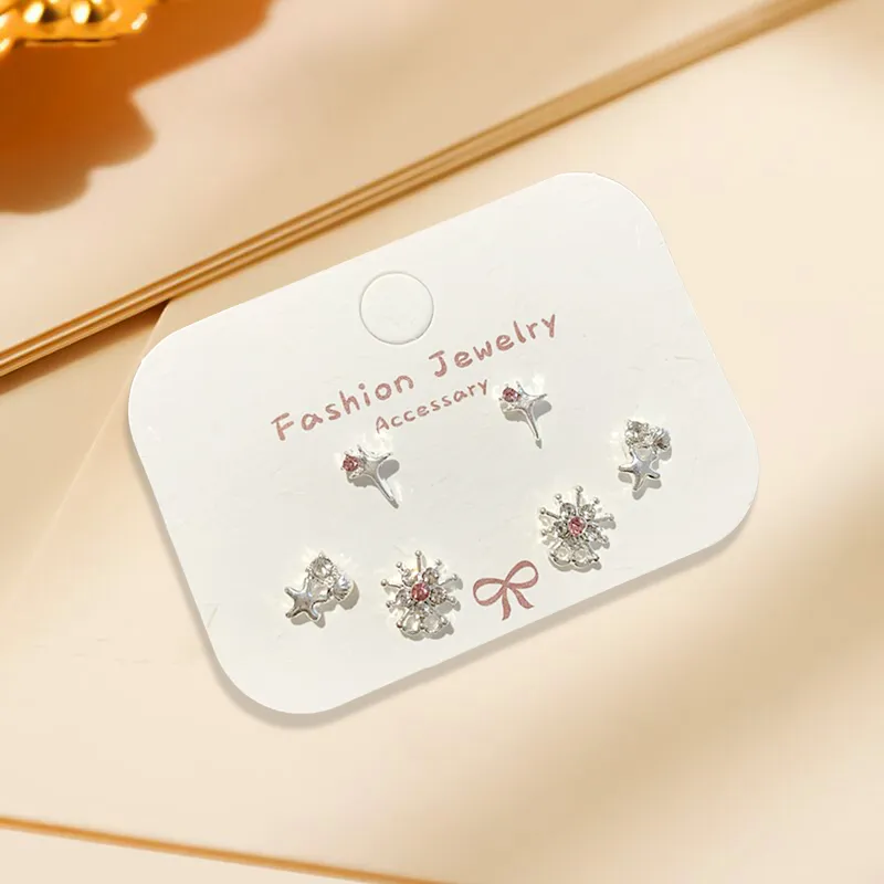 Inkopper Alloy Stud Earrings Women's-2