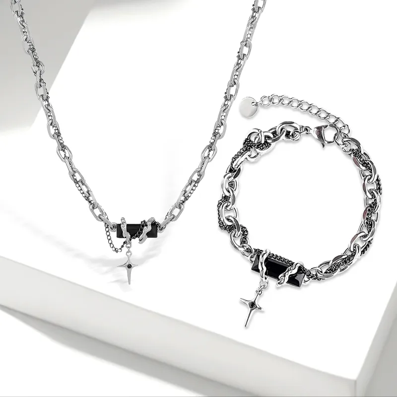 Inkopper Alloy/titanium Steel Bracelets Unisex-3
