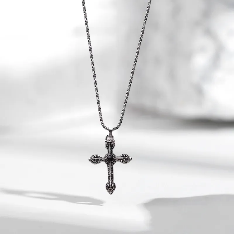 Inkopper Titanium Steel Necklaces Unisex-1