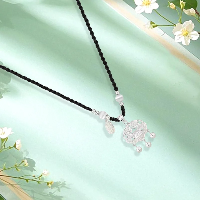 Inkopper Glass Cat Eye Necklaces Women's-4