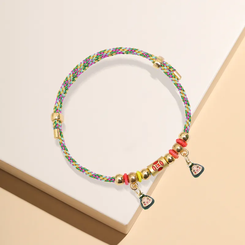 Inkopper Fabric Rope Bracelets Unisex-2