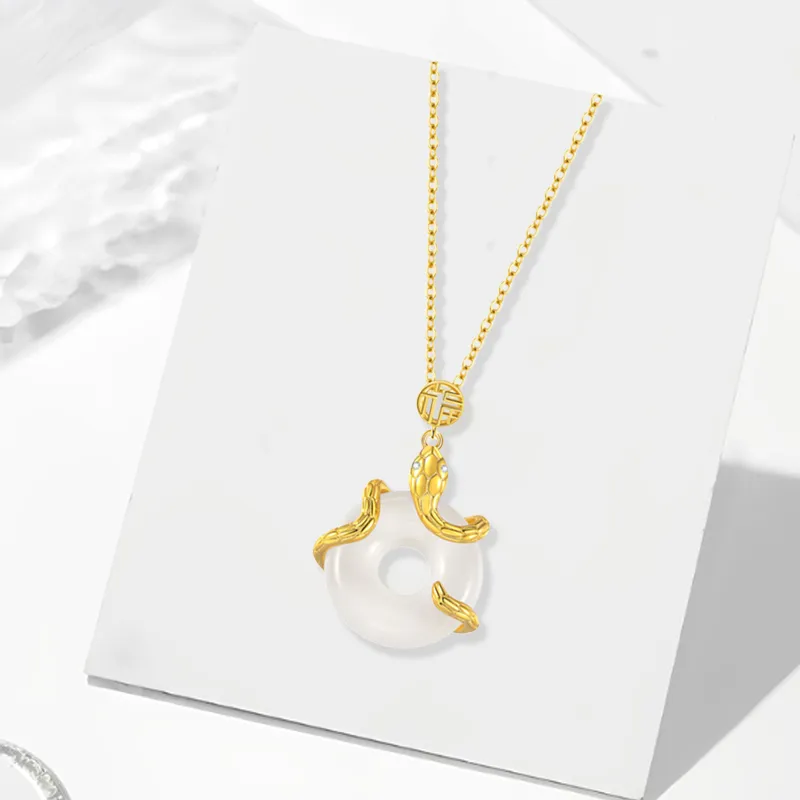 Inkopper Colored Glaze Necklaces Women's-5