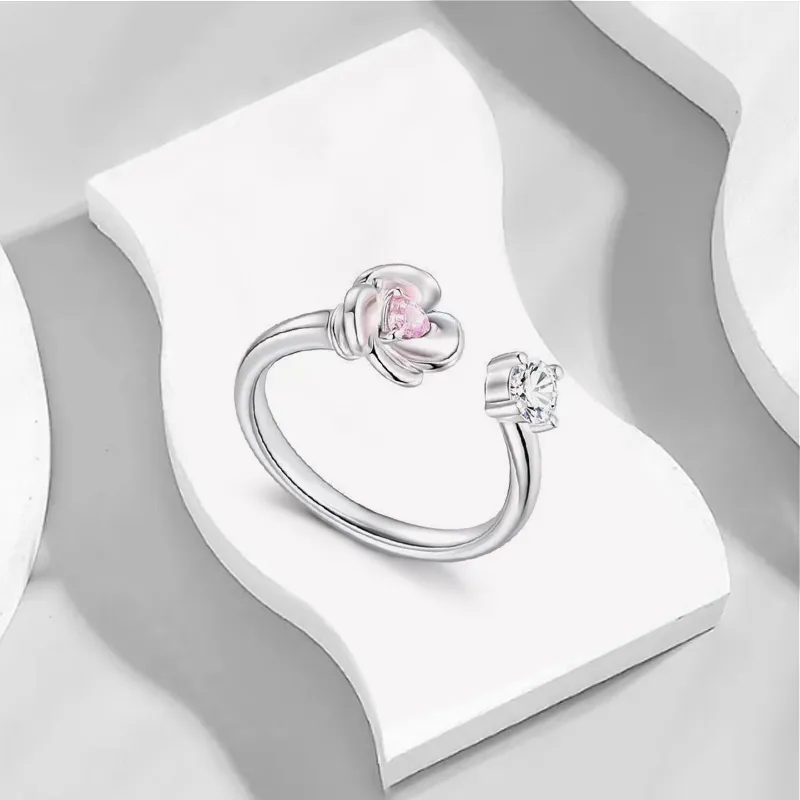 Inkopper 925 Sterling Silver Rings Unisex-5
