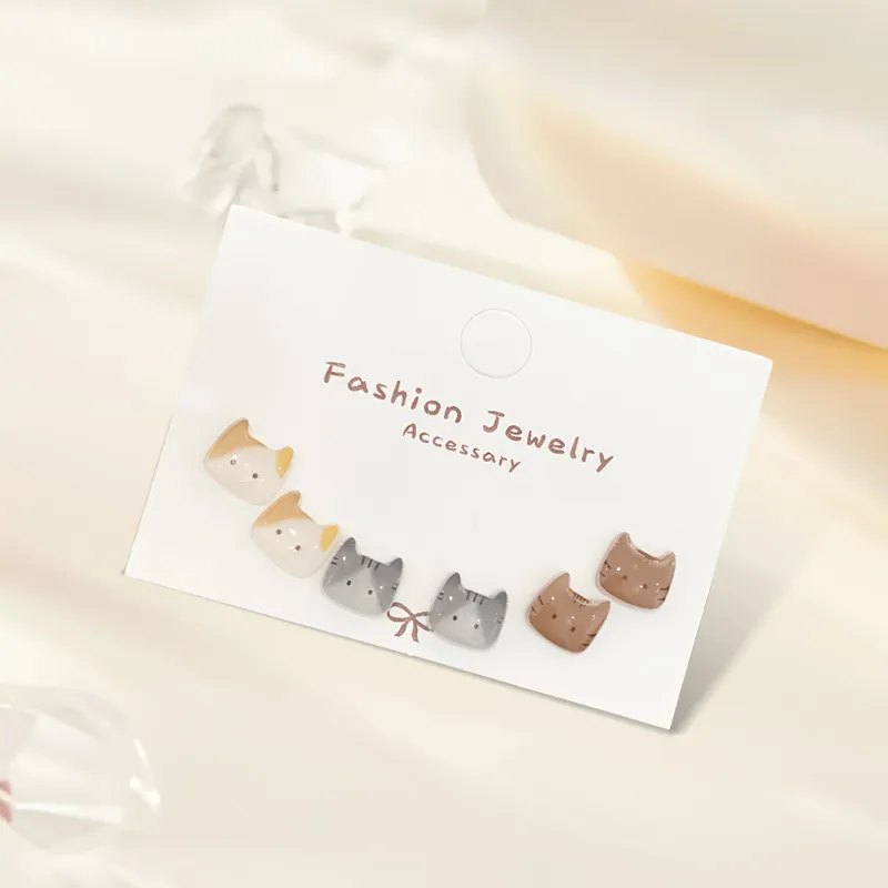 Inkopper Alloy Stud Earrings Women's-4