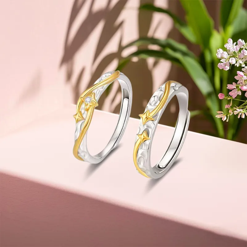 Inkopper 925 Sterling Silver Rings Unisex-3