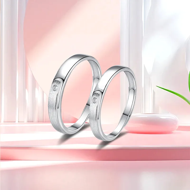 Inkopper 925 Sterling Silver Rings Unisex-3