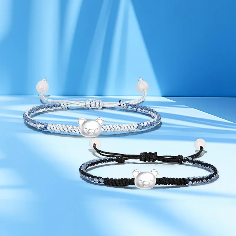 Inkopper Fabric Rope Bracelets Unisex-3