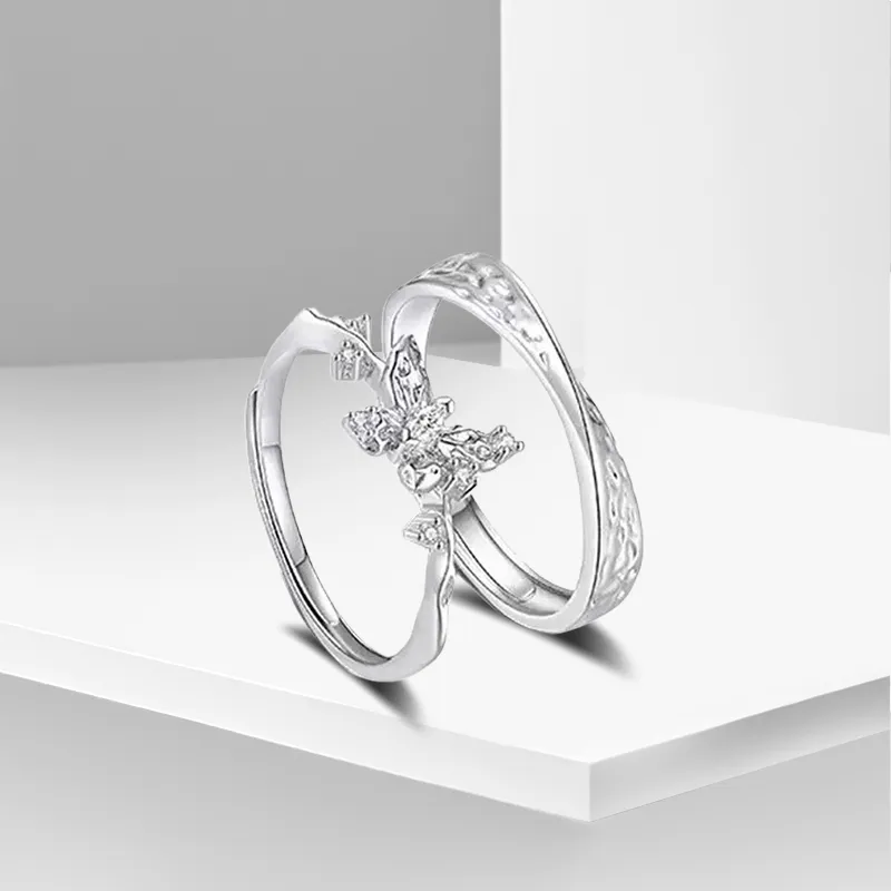 Inkopper 990 Silver Rings Unisex-3