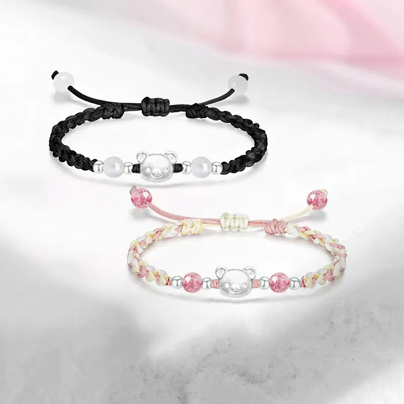 Inkopper Fabric Rope Bracelets Unisex-5
