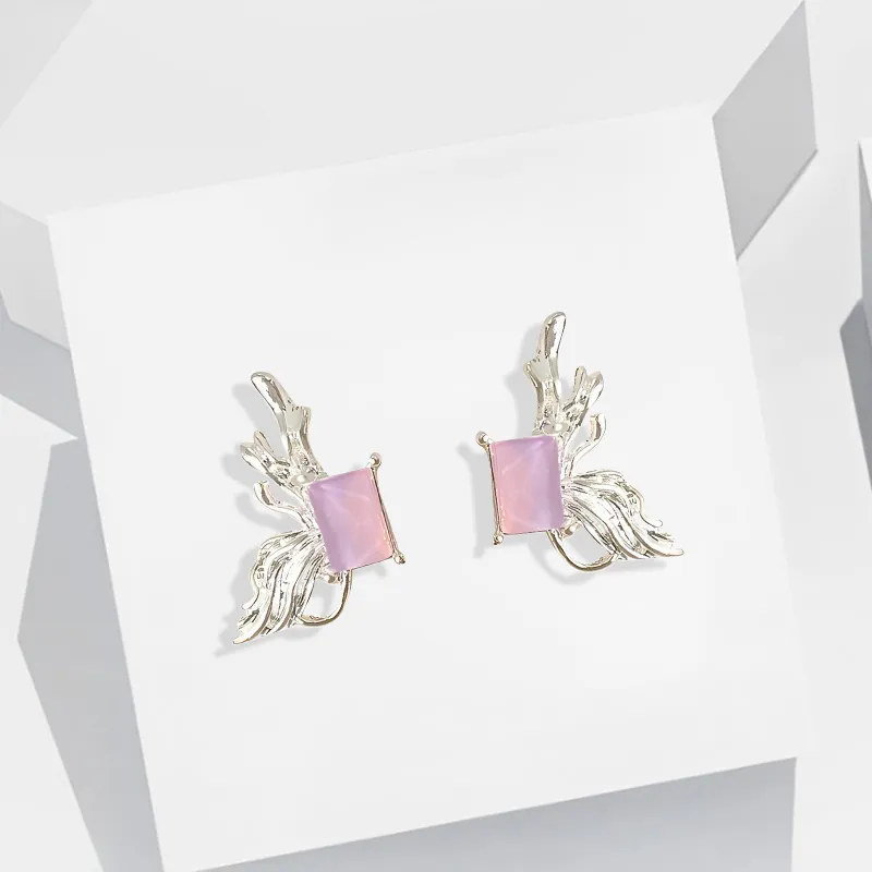 Inkopper Alloy Stud Earrings Unisex-1