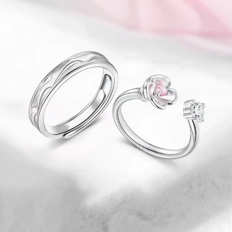 Inkopper 925 Sterling Silver Rings Unisex-8