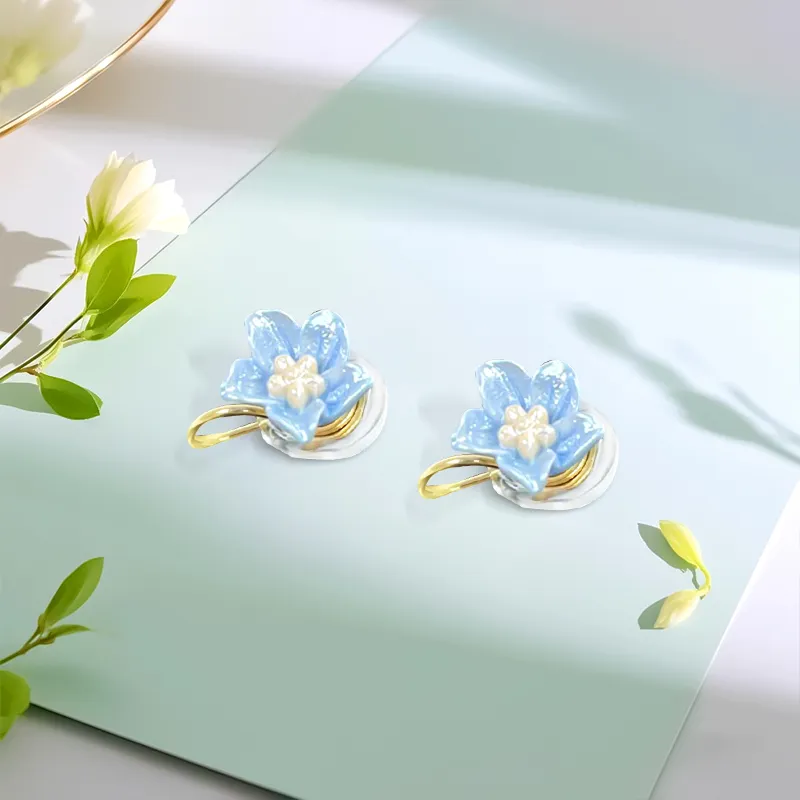 Inkopper Alloy Clip On Earrings Women's-4