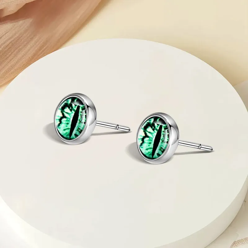 Inkopper Titanium Steel Stud Earrings Unisex-1