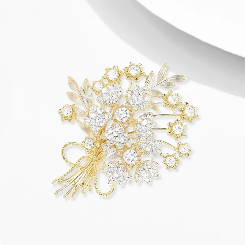 Inkopper Alloy Brooches Women's-4