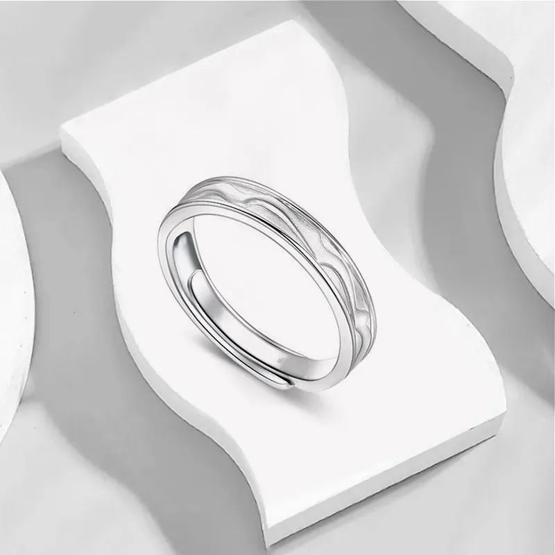 Inkopper 925 Sterling Silver Rings Unisex-2